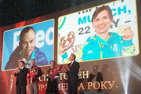 Елена Костевич и Александр Абраменко признаны спортсменами года в Украине