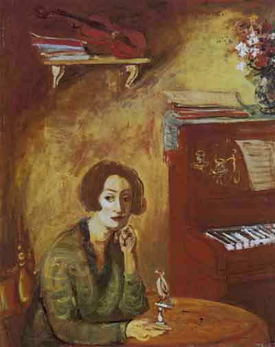 «Портрет дружини», кінець 1920-х. Олія, полотно.