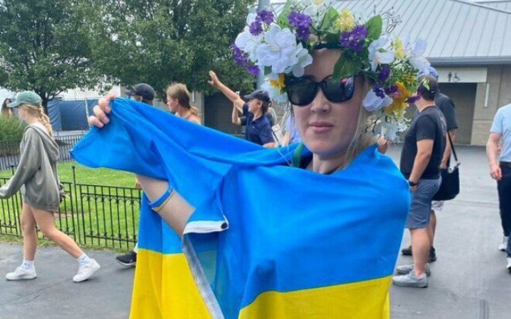 Вболівальницю з українським прапором попросили піти з матчу між росіянками на турнірі WTA в Цинциннаті