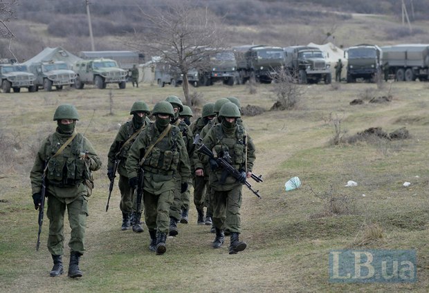 <<Зеленые человечки>> в Перевальном