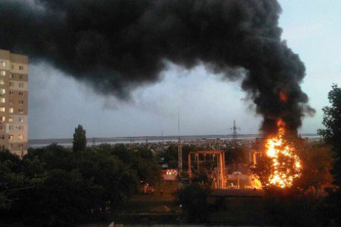 Частина Одеси залишилася без електрики через пожежу на електростанції