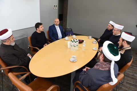 Зеленский встретился с мусульманскими религиозными лидерами Украины
