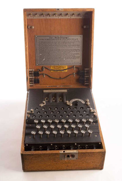 Шифрувальна машина <i>Enigma</i>, яку використовували нацисти під час Другої світової 