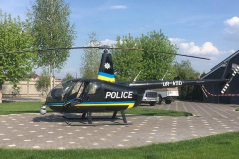 Полицейский вертолет, летавший над Киевом во время Евровидения, оказался арендованным
