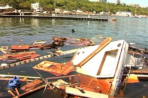 В Одессе взорвалась яхта