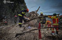 Поліцейські показали відео перших хвилин після удару Росії по Львівщині