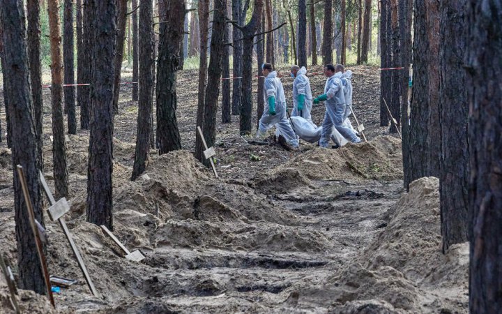 На звільнених територіях Миколаївщини та Херсонщини відпрацьовано 50 локацій імовірних поховань