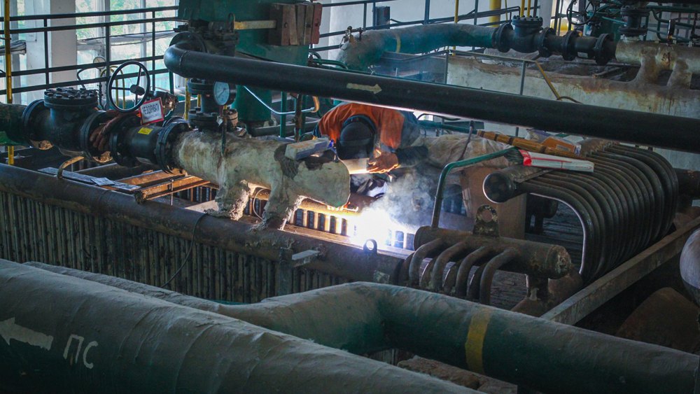 Київтеплоенерго проводить капремонт котельні у Святошинському районі.