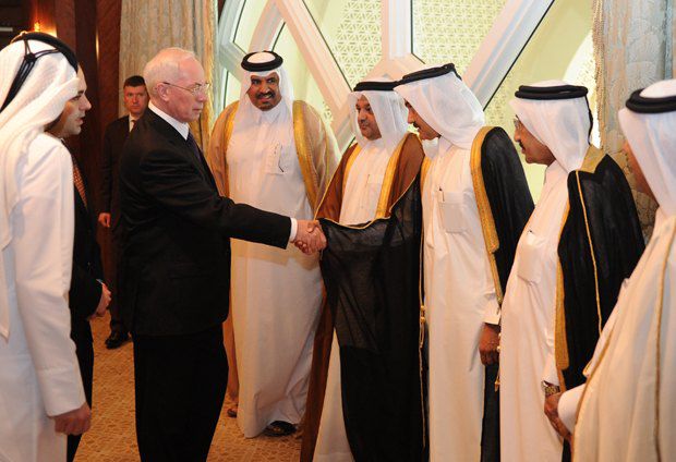 Зустріч з катарськими шейхами