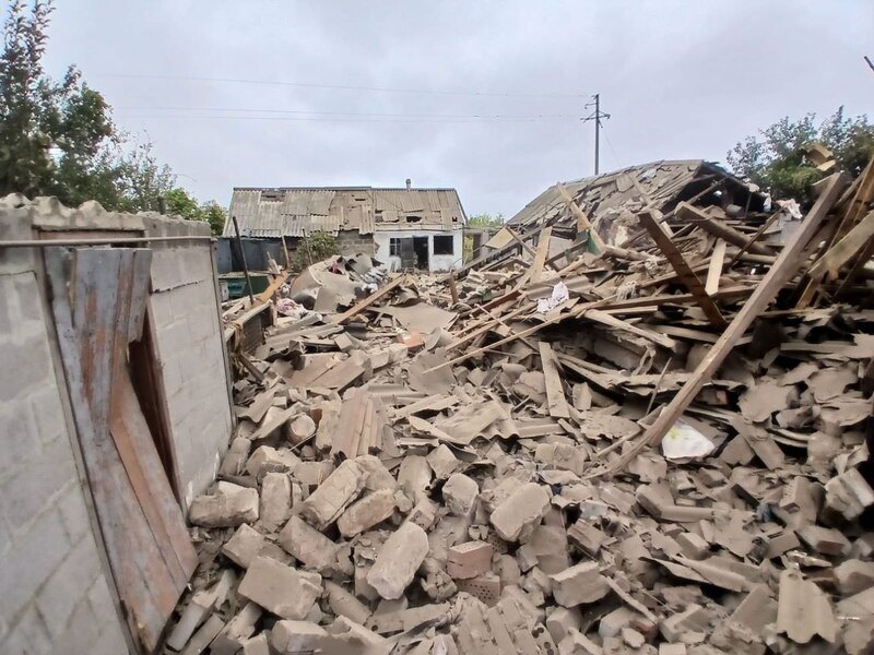 Наслідки обстрілів Донецької області