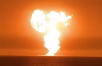 В Каспийском море произошел взрыв из-за пробуждения грязевого вулкана