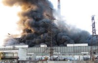 У Азарова назвали причину пожара на Углегорской ТЭС