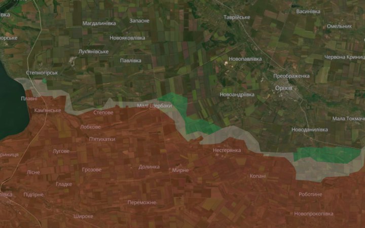 Сили оборони деокупували Малі Щербаки на Запорізькому напрямку