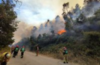 Украинские пожарные спасают Грецию от огня в самых опасных районах
