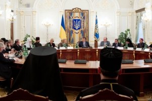 Янукович встретился с главами украинских церквей