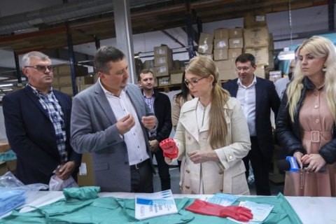 Тимошенко: в Украине производятся все средства защиты от коронавируса