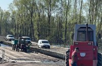 На Київщині відновили переправу через річку Тетерів