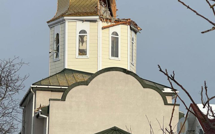 На Київщині унаслідок атаки РФ пошкоджено церкву