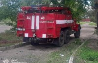 Росіяни вдарили БпЛА по території пожежно-рятувальної частини Костянтинівки