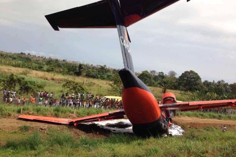 В Африке упал грузовой самолет украинской авиакомпании