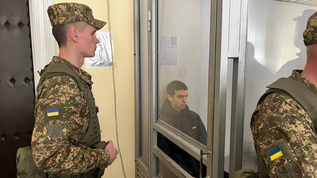 Підозрюваний у вбивстві Ірини Фаріон В'ячеслав Зінченко під час засідання