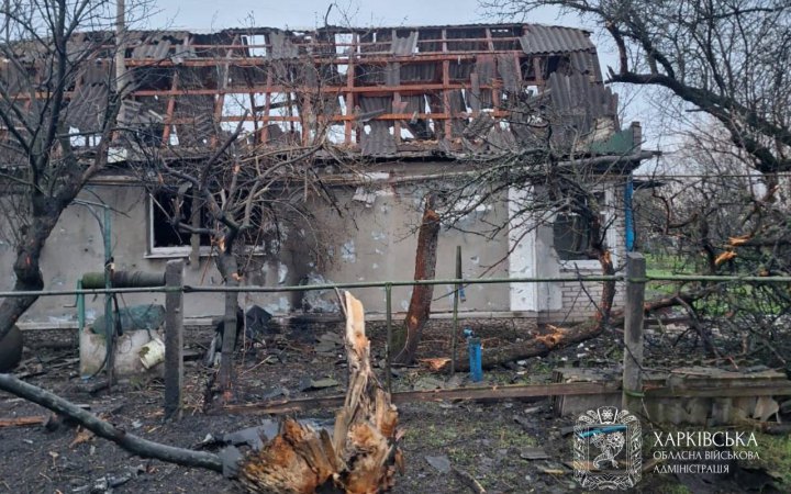 На Харківщині одна людина загинула та п'ятеро поранених через обстріли РФ