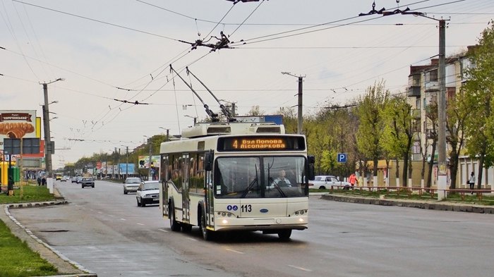 Тролейбус “Дніпро” Т-103 на вулицях Кропивницького 