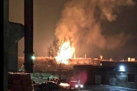 У Росії сталася пожежа на пороховому заводі