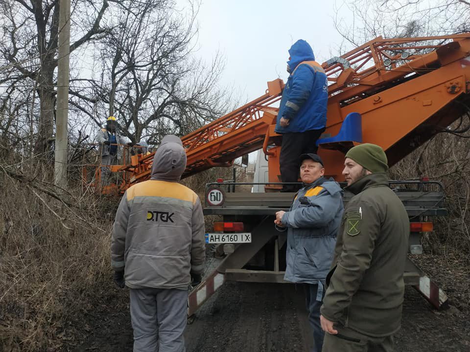 Роботи з відновлення комунікацій.