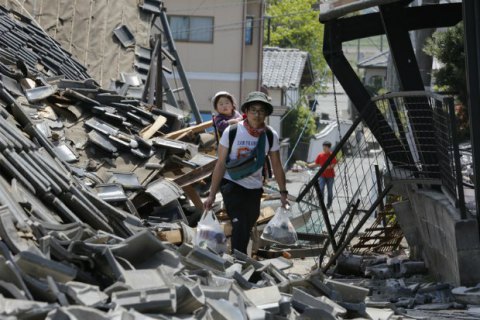 Кількість загиблих під час землетрусів у Японії зросла до 47 осіб