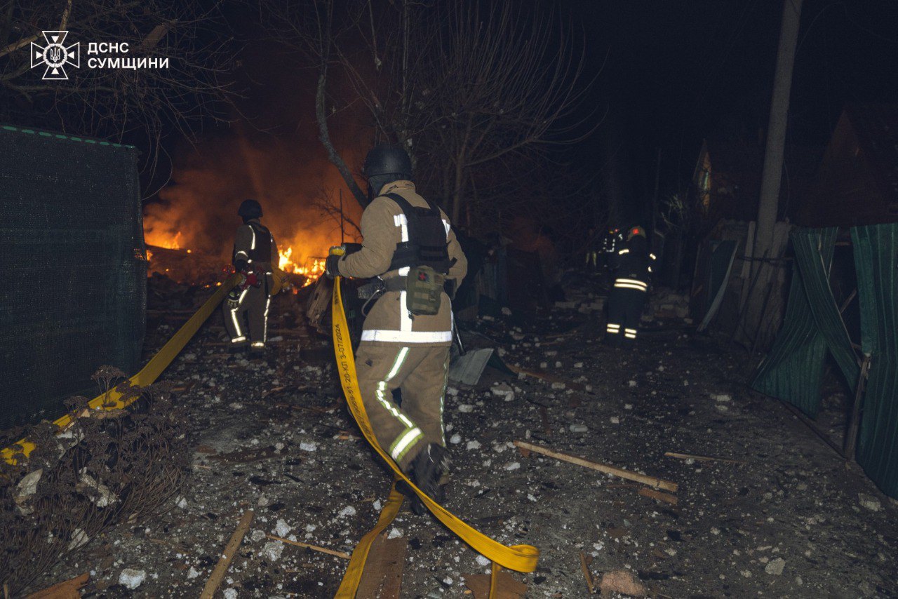 Ліквідація наслідків атаки у Сумській громаді