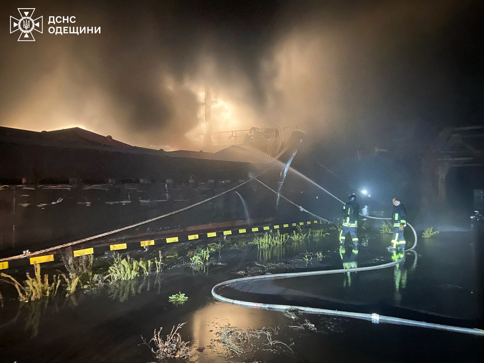 Ліквідація наслідків атаки на Одещині