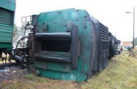 У Львівській області сталася аварія вантажного поїзда