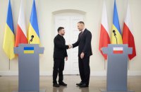 Зеленський назвав "хорошою і відкритою" першу зустріч з польським президентом Навроцьким