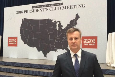Наливайченко принял участие в заседании президентского клуба с участием вице-президента США