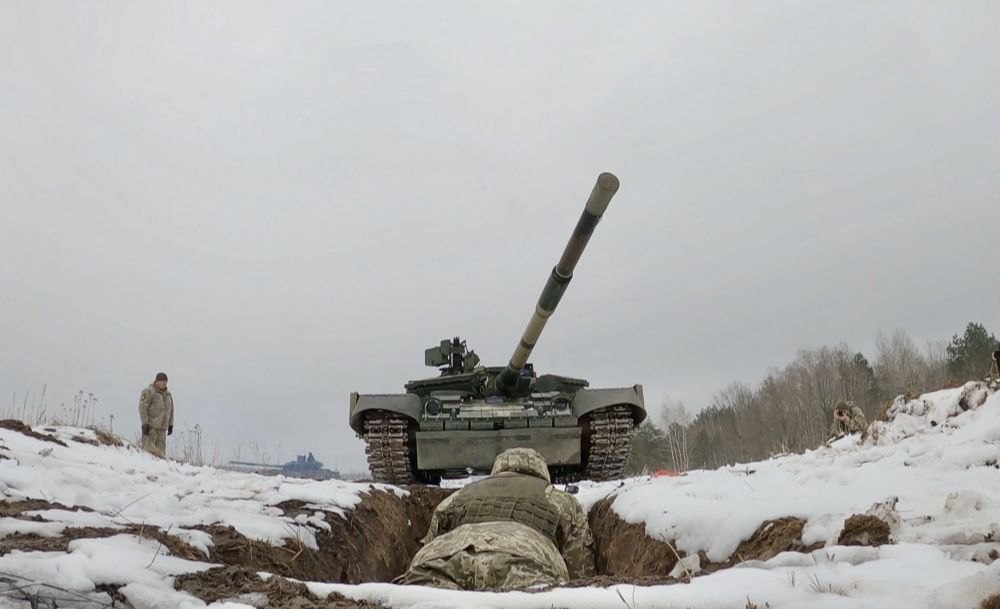 Тренування 112 бригади територіальної оборони Збройних сил України.