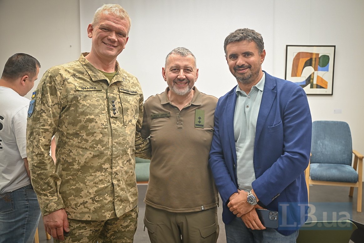 Ihor Shvayka, Viktor Proshkin and Ihor Liski