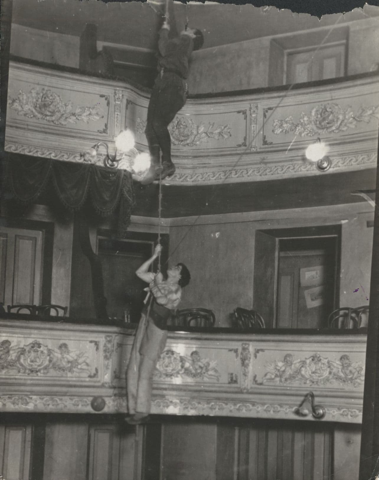 «Нові ідуть». Репетиція вистави, 1924