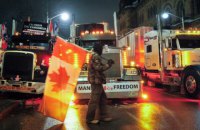 «Конвой свободи»: чого домагаються далекобійники в Канаді