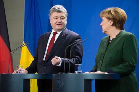Порошенко: победа Меркель приближает восстановление территориальной целостности Украины