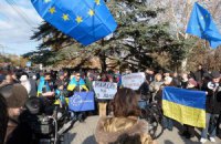 Севастопольцы вышли на Евромайдан, несмотря на судебный запрет