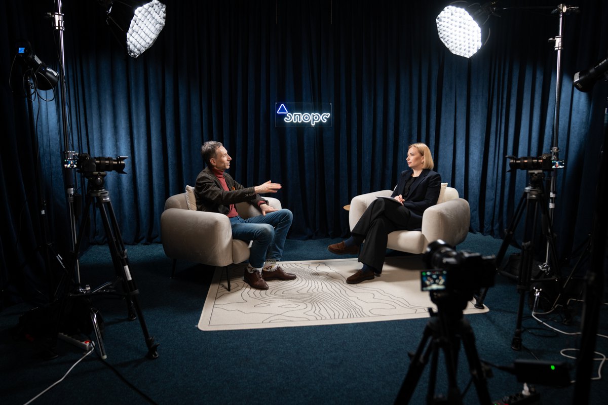 Віталій Портников і Ольга Айвазовська