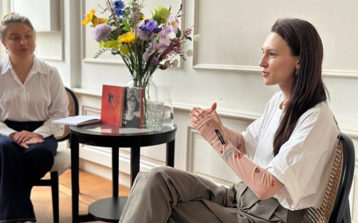 Поетка та ветеранка Олена Герасим'юк провела зустрічі в Нідерландах