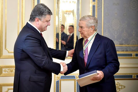 Сорос получил высший орден Украины