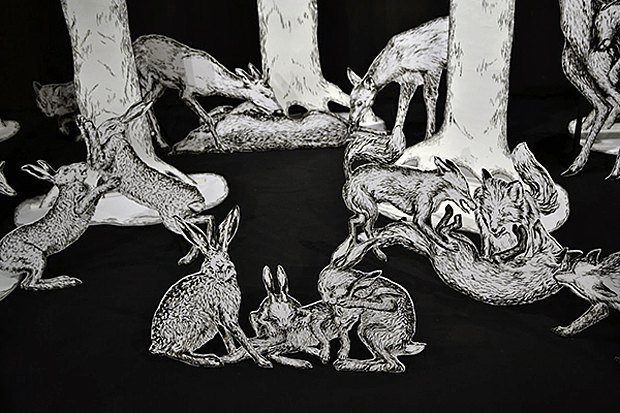 Фрагмент выставки Homo/Animalis, 2014