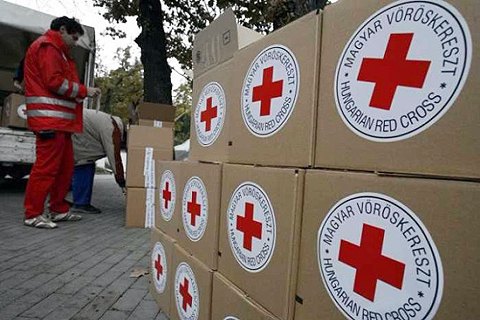 Червоний Хрест передав в ОРДО 73 тонни гумдопомоги