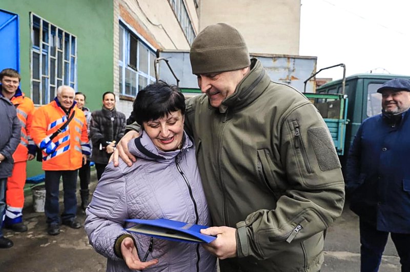 Борис Філатов вітає працівників житлово-комунального господарства з професійним святом, Дніпро, 19 березня 2023 р. 