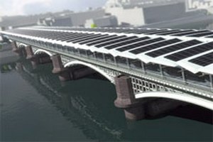 В Лондоне строят крупнейший в мире "солнечный" мост