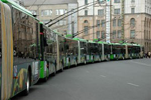 В Харькове бастуют рабочие троллейбусных депо