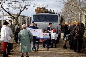 В Севастополе назревает силовое противостояние граждан и застройщика